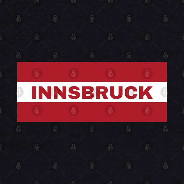 Innsbruck City in Austrian Flag by aybe7elf